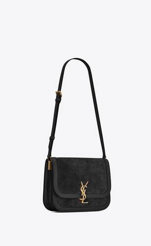 SaintLaurent_스웨이드와 스무스 가죽 소재의 솔페리노 미디엄 소프트 샤첼백