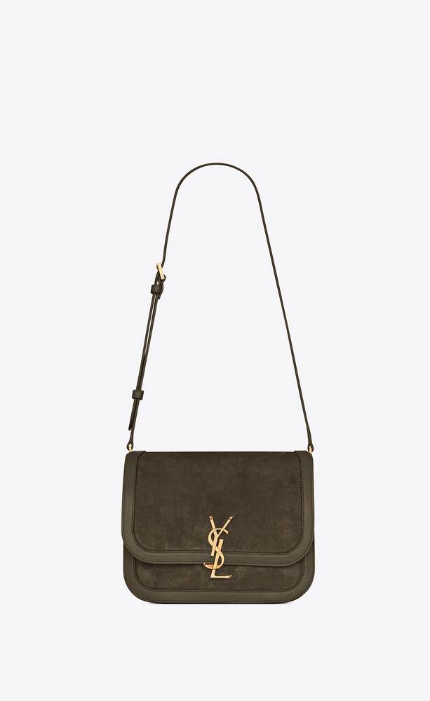 SaintLaurent_스웨이드와 스무스 가죽 소재의 솔페리노 미디엄 소프트 샤첼백