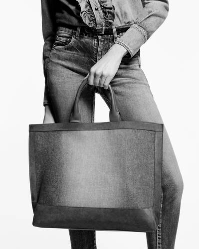SaintLaurent_캔버스와 가죽 소재의 cabas 토트백 thumbnail