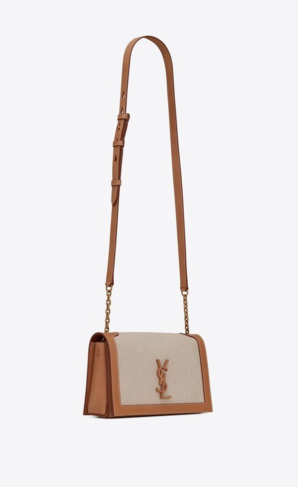 SaintLaurent_캔버스와 스무스 가죽 소재의 book 백 thumbnail