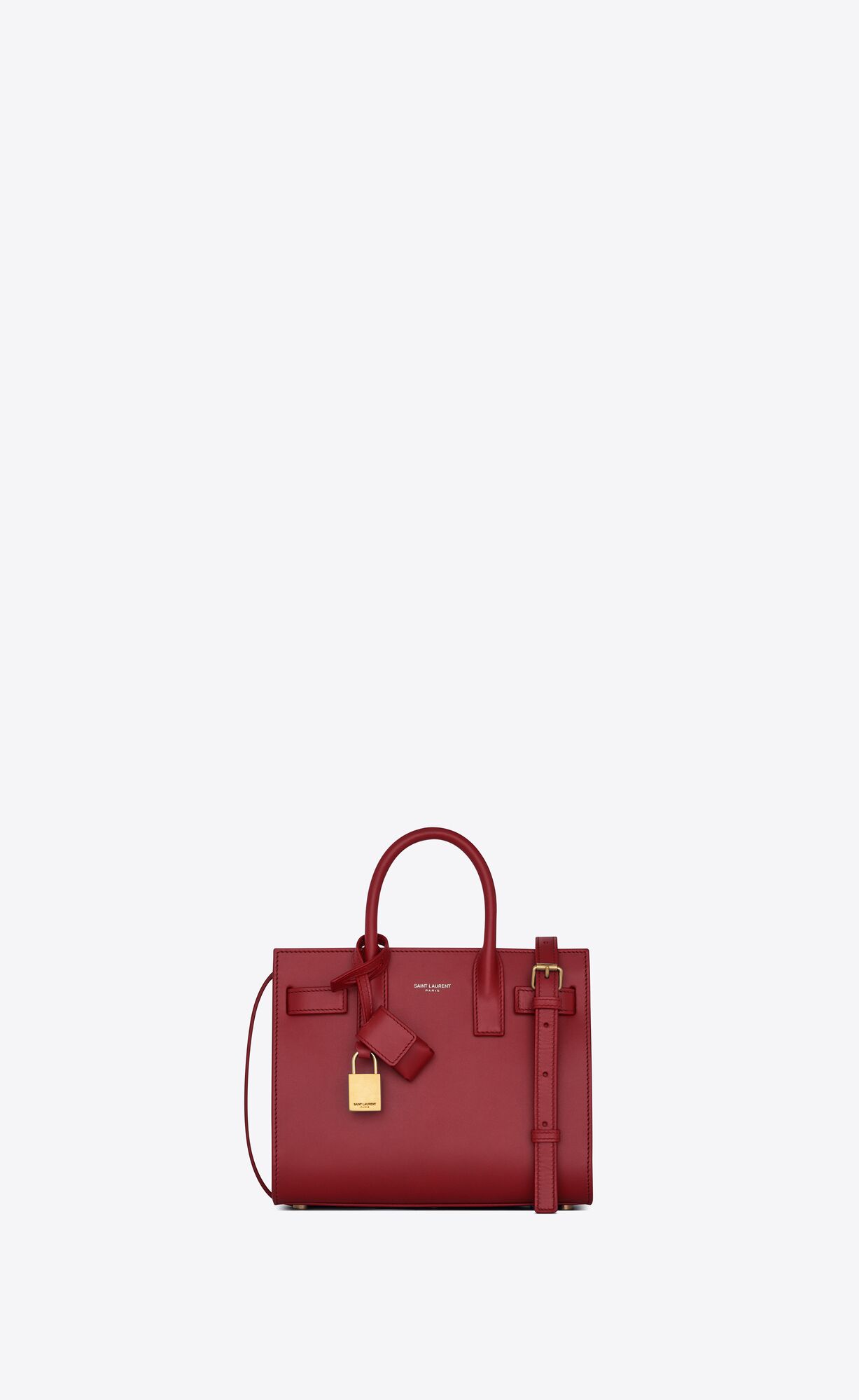 SaintLaurent_캔버스와 스무스 가죽 소재의 classic sac de jour 나노 백