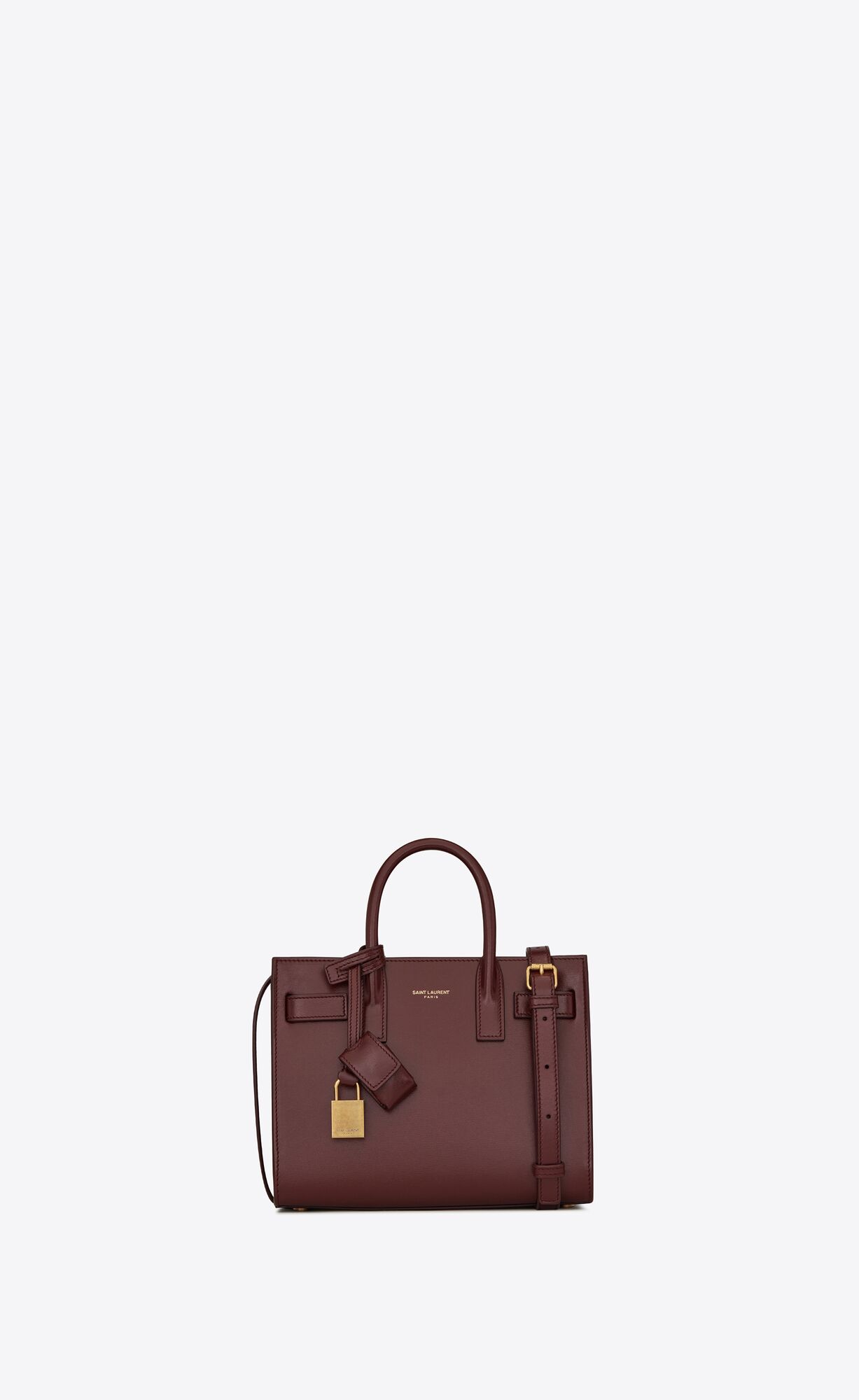 SaintLaurent_캔버스와 스무스 가죽 소재의 classic sac de jour 나노 백