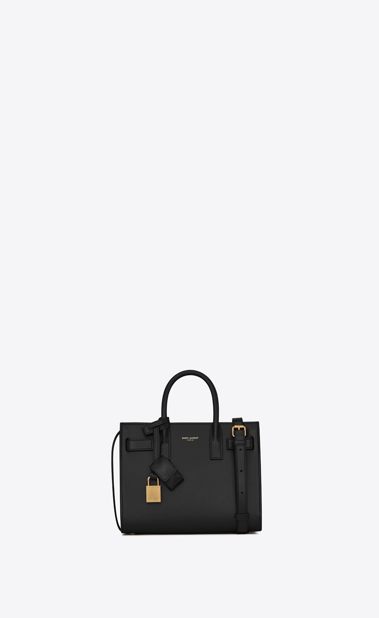 SaintLaurent_캔버스와 스무스 가죽 소재의 classic sac de jour 나노 백