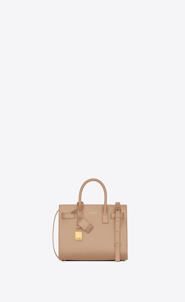 SaintLaurent_캔버스와 스무스 가죽 소재의 classic sac de jour 나노 백