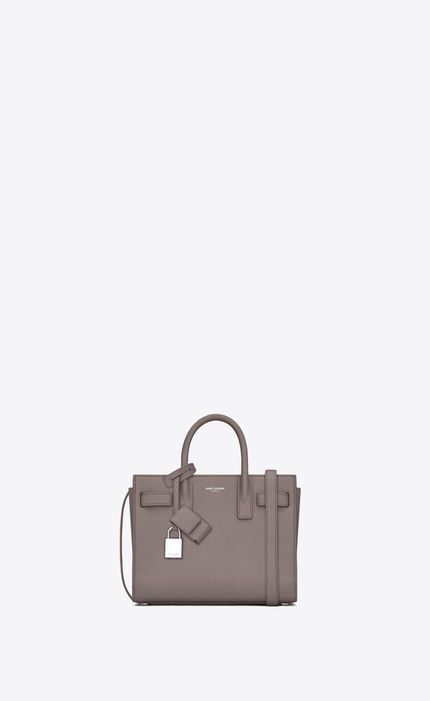 SaintLaurent_캔버스와 스무스 가죽 소재의 classic sac de jour 나노 백