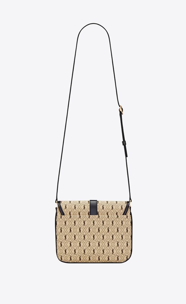 SaintLaurent_캔버스와 스무스 가죽 소재의 le monogramme 스몰 사첼백