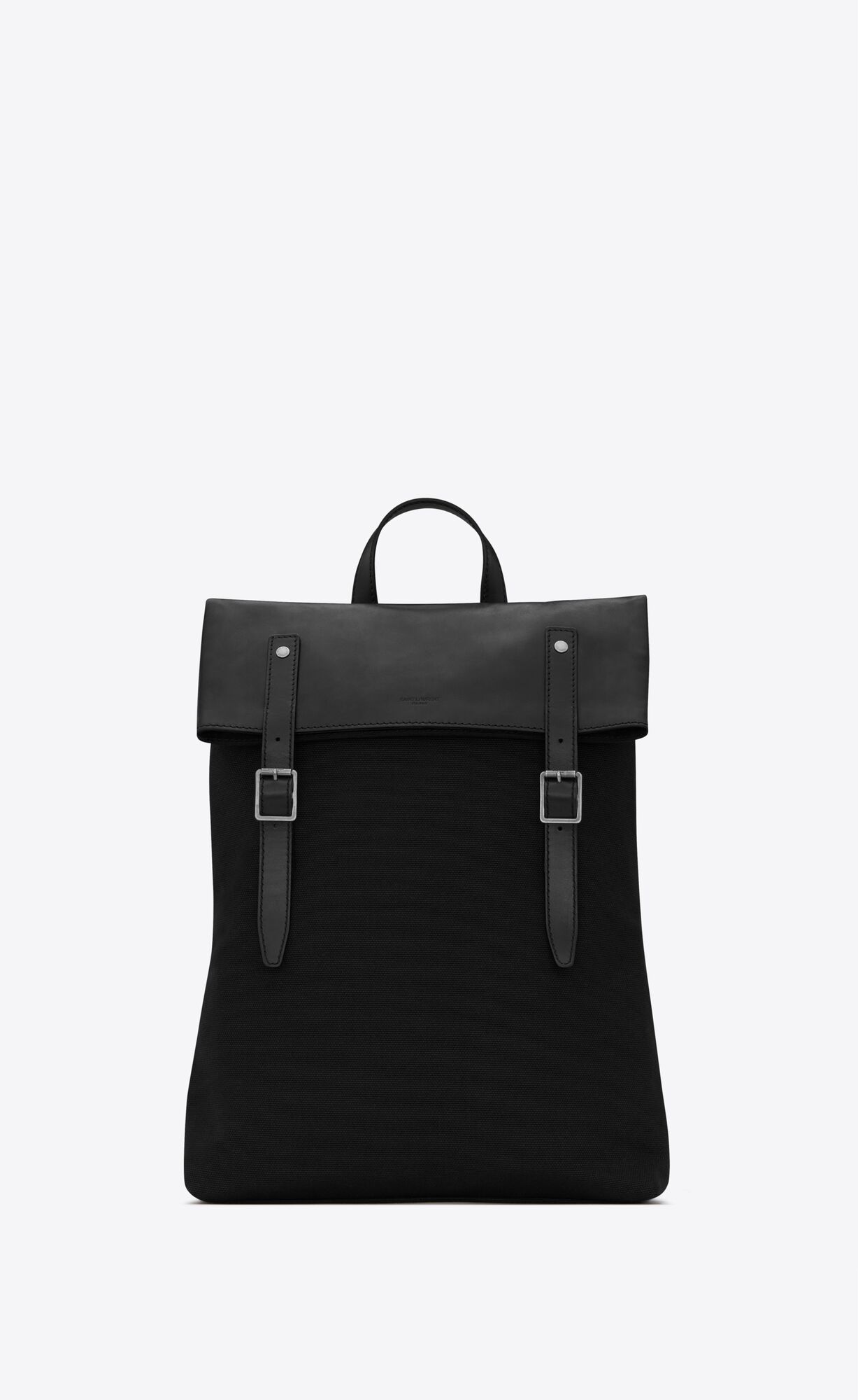 SaintLaurent_캔버스와 스무스 가죽 소재의 베르누이 백팩