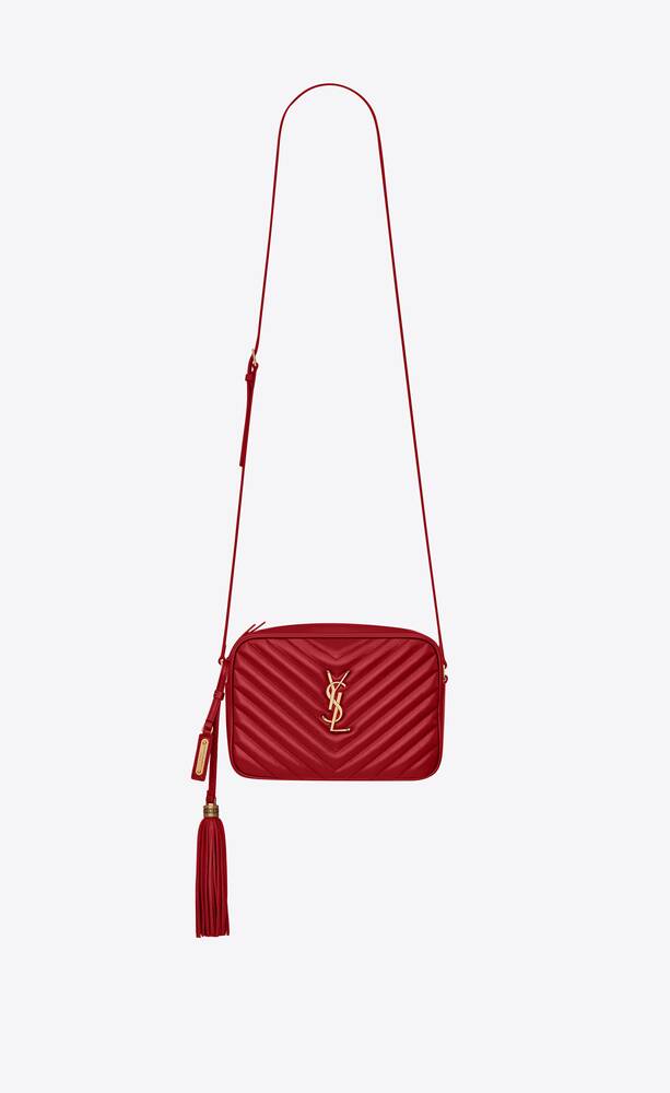 SaintLaurent_퀼트 처리된 가죽 소재의 루 카메라백 thumbnail