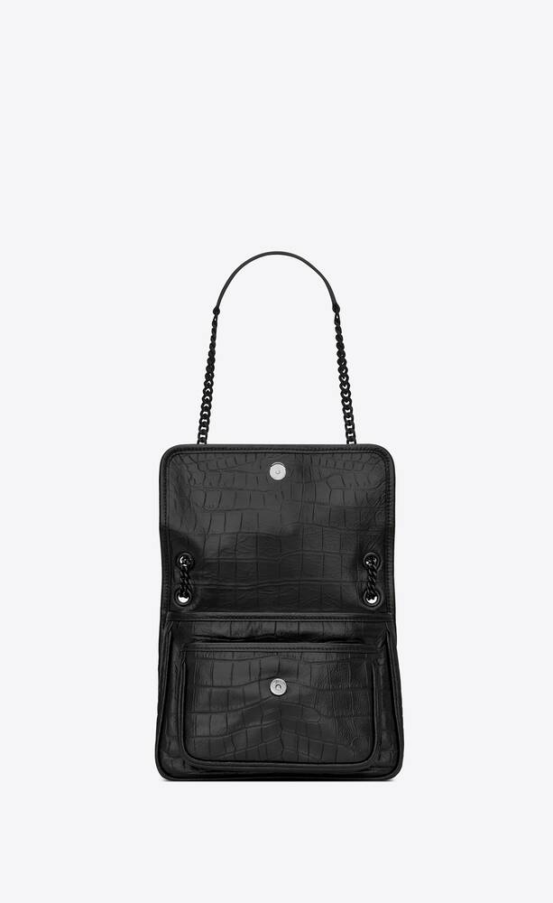 SaintLaurent_크로커다일 엠보스드 가죽 소재의 니키 베이비백 thumbnail