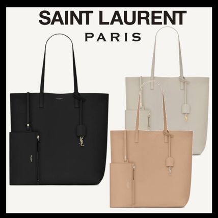 SaintLaurent_탄력 있는 가죽 소재의 생로랑 n s 쇼퍼백 thumbnail