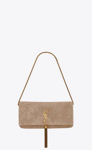 SaintLaurent_테슬이 장식된 부클레 트위드 소재의 kate 99 백