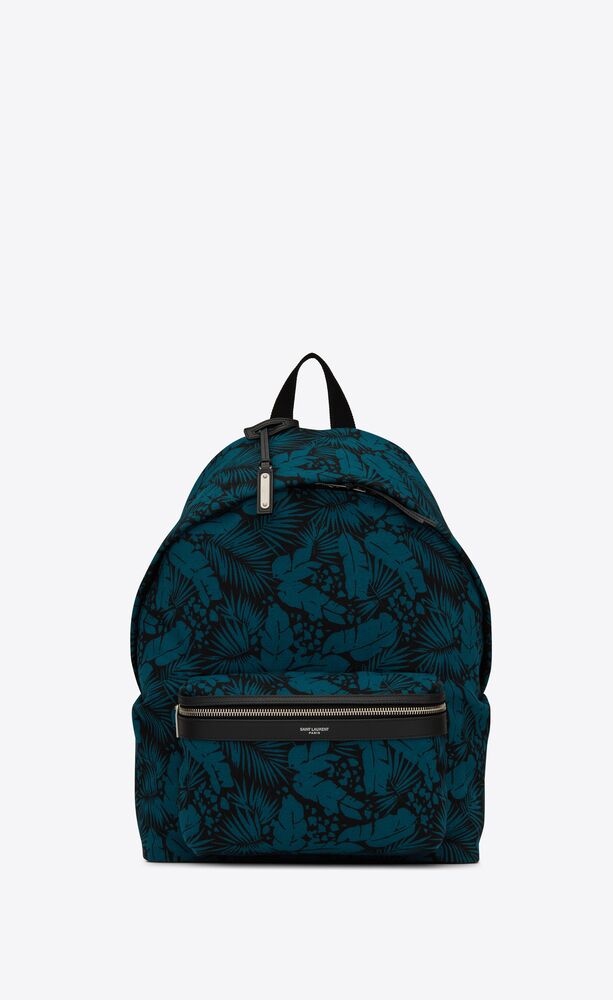 SaintLaurent_트로피컬 캔버스 소재의 city 백팩