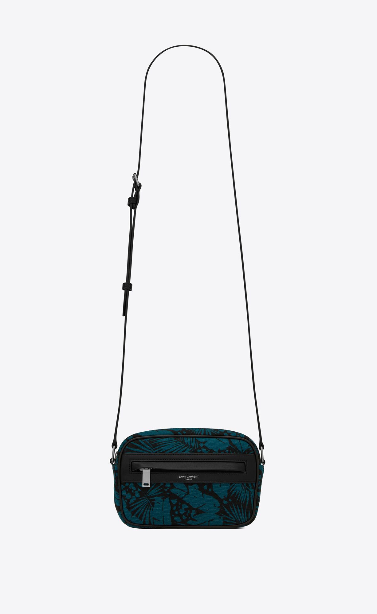 SaintLaurent_트로피컬 캔버스와 램스킨 소재의 camp 스몰 카메라 백