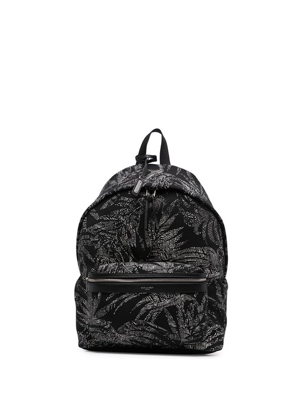 SaintLaurent_트로피컬 프린트 캔버스 소재의 city 백팩