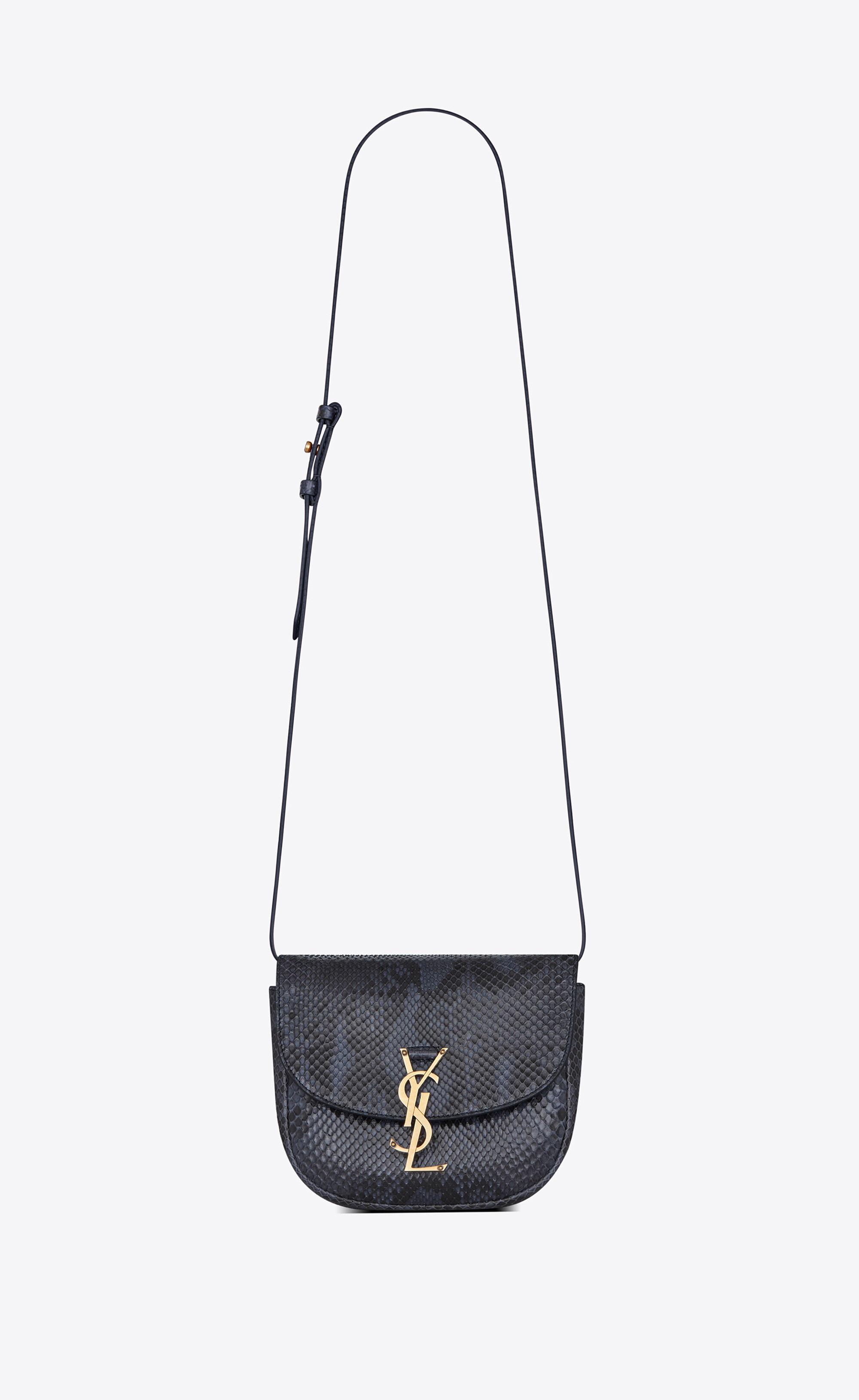 SaintLaurent_파이톤 소재의 kaia 스몰 샤첼백