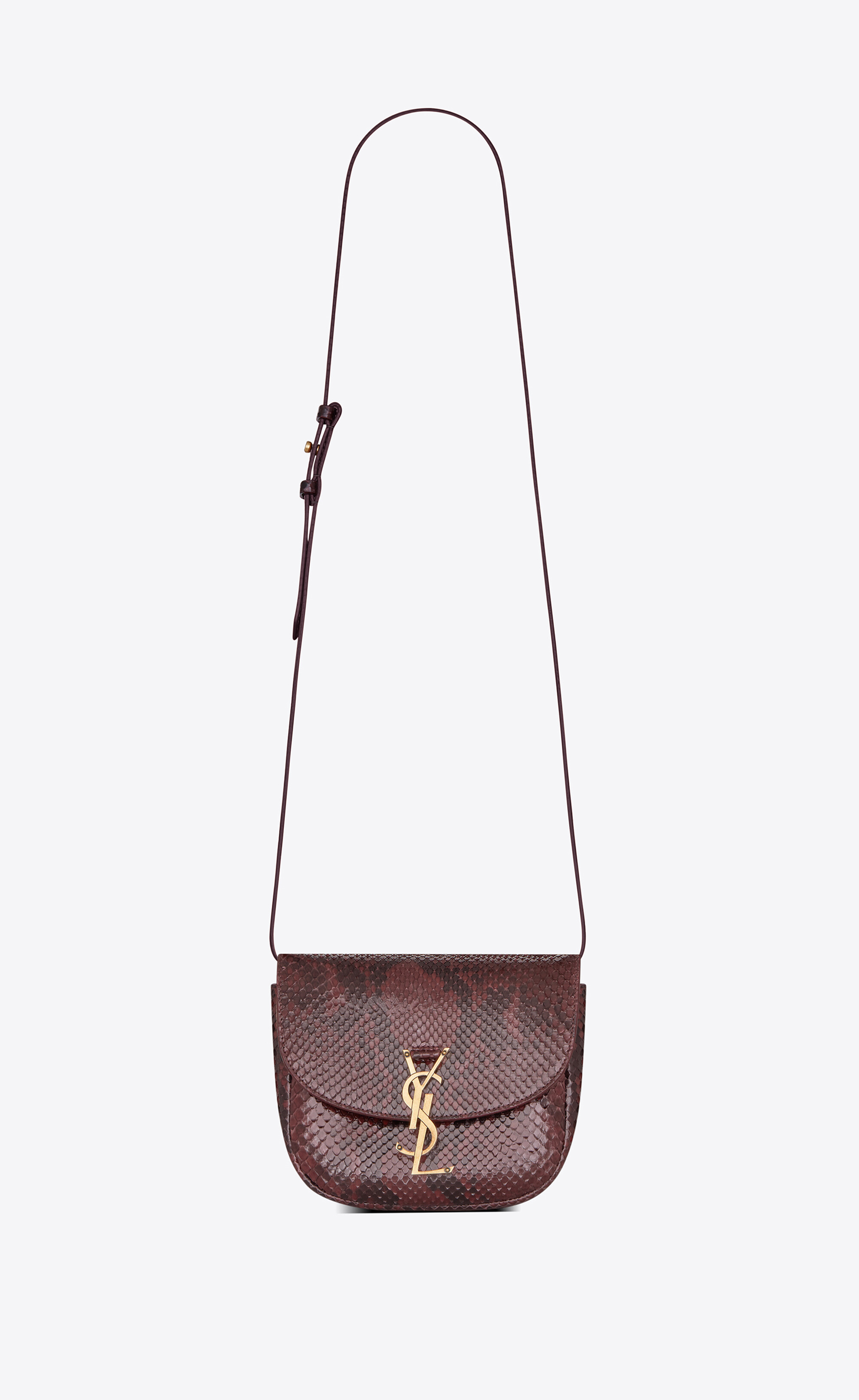 SaintLaurent_파이톤 소재의 kaia 스몰 샤첼백