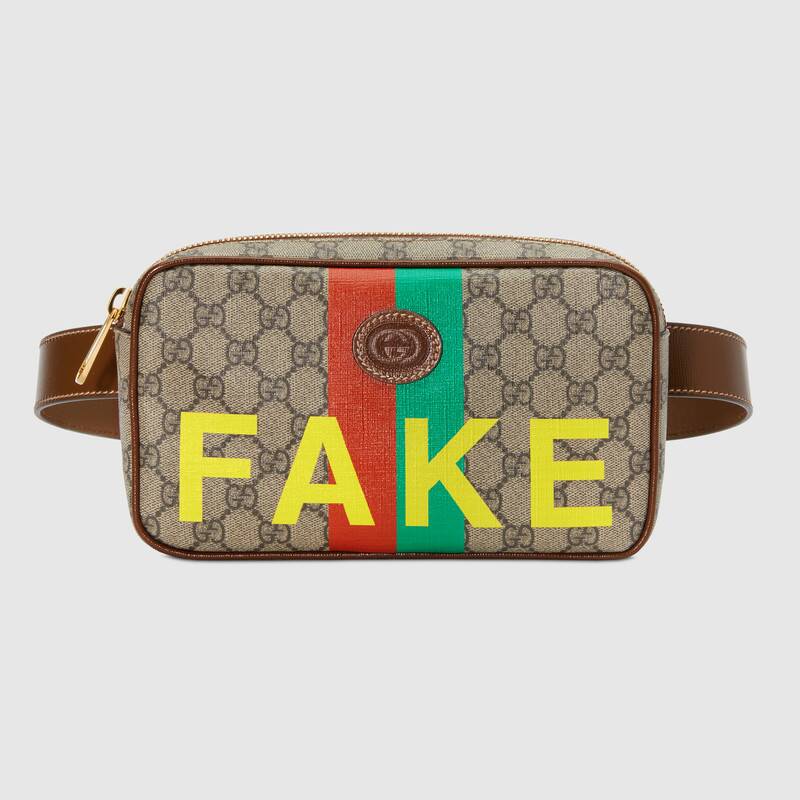 구찌_'Fake Not' 프린트 벨트백