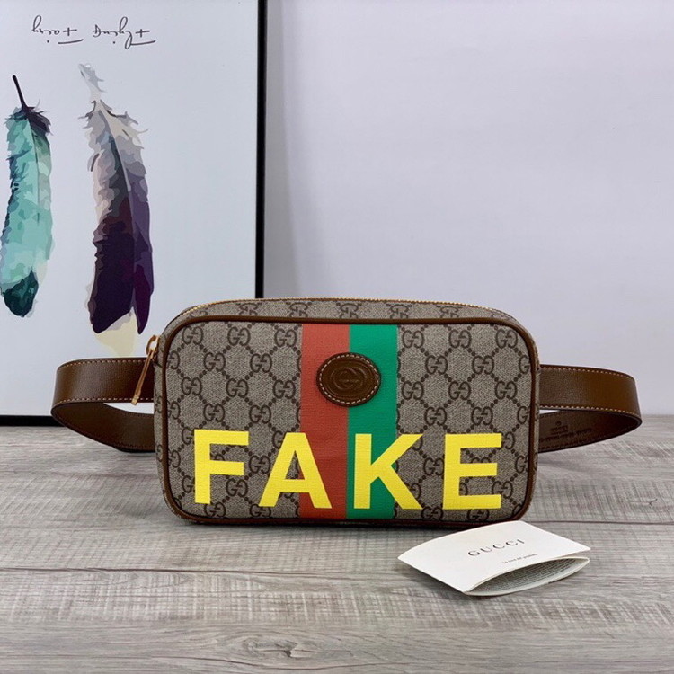 구찌_'Fake Not' 프린트 벨트백 thumbnail