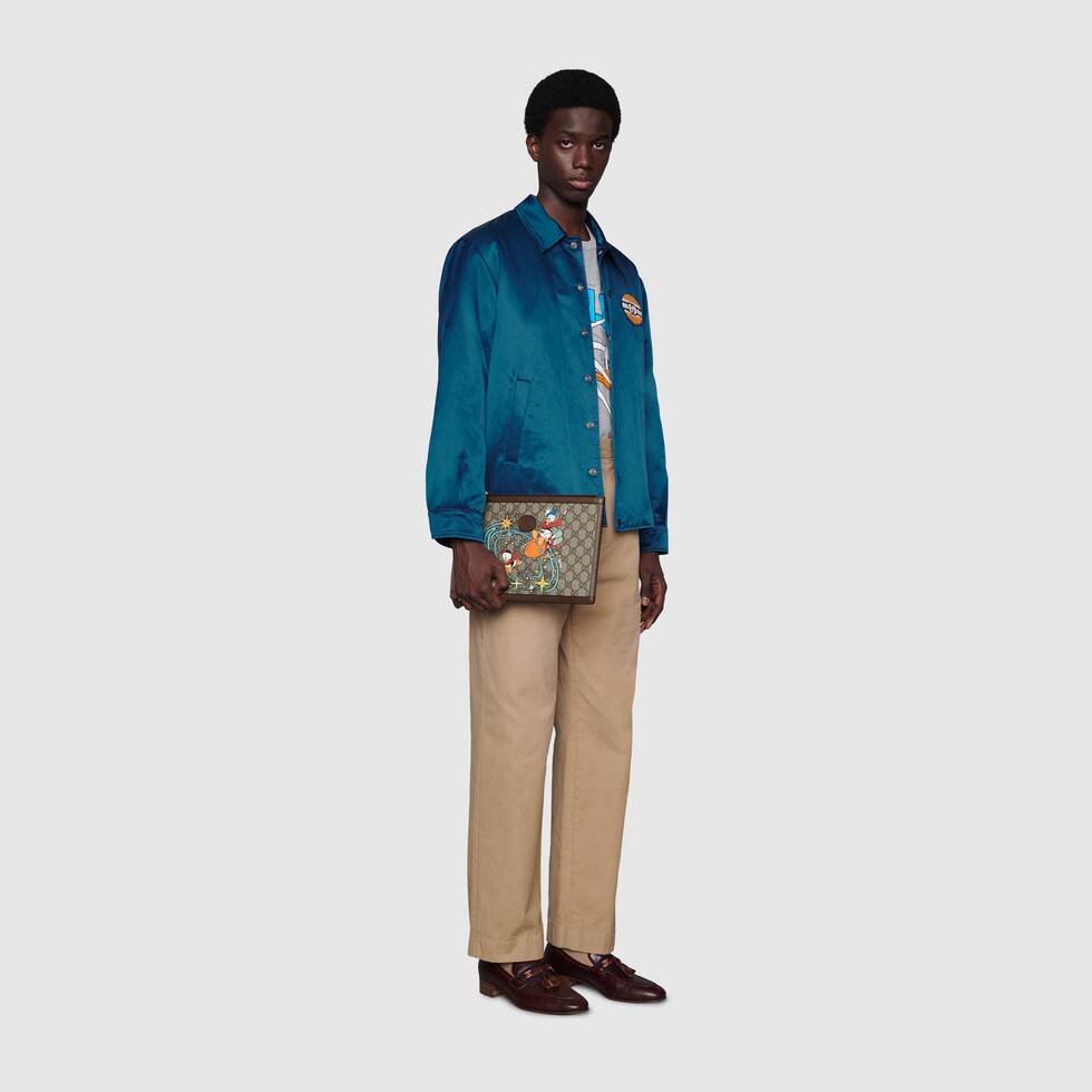 구찌_Disney x Gucci 도널드 덕 파우치