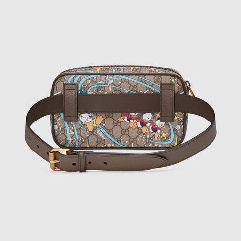 구찌_Disney x Gucci 도널드 덕 프린트 벨트 백
