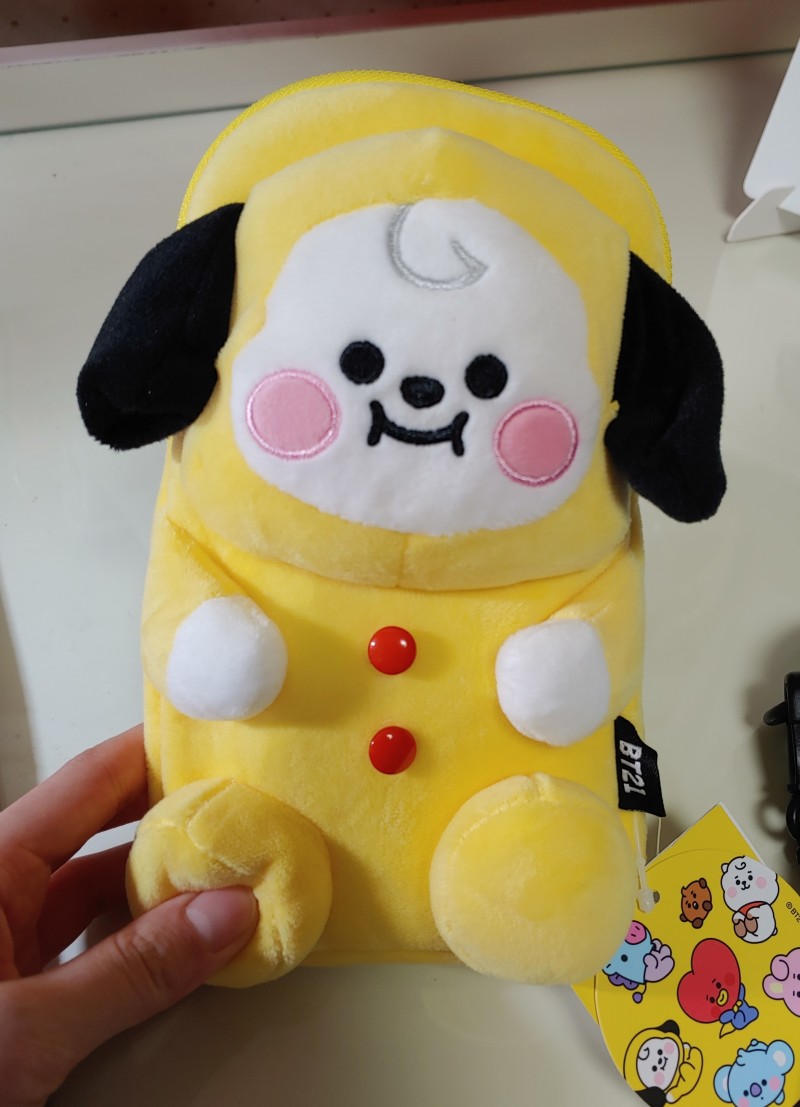 라인프렌즈_BT21 CHIMMY BABY 인형 크로스백