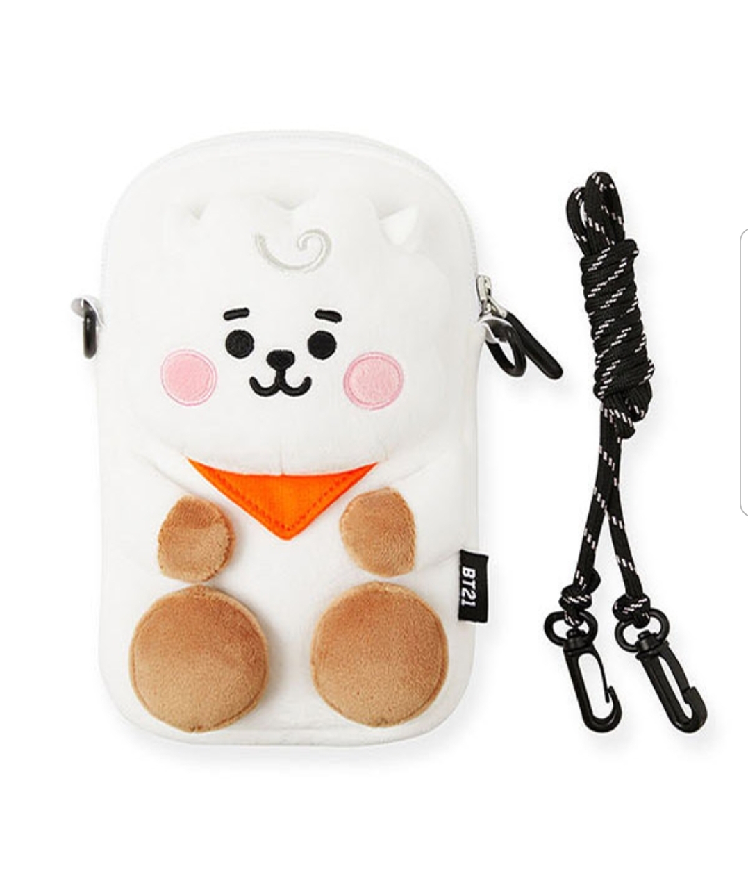 라인프렌즈_BT21 RJ BABY 인형 크로스백