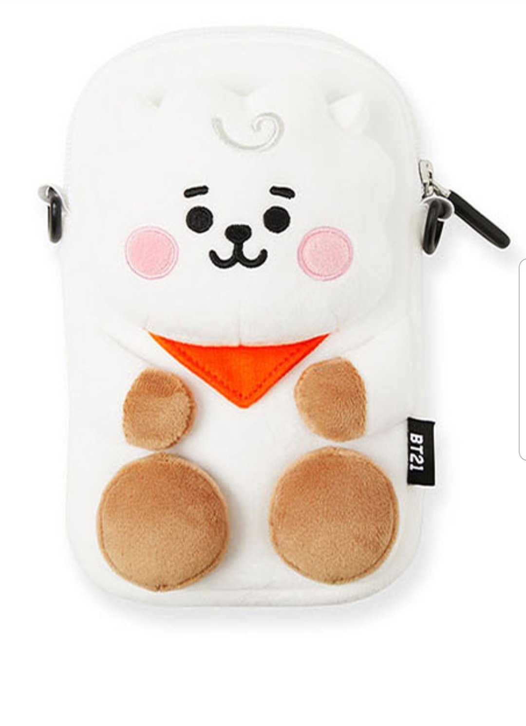 라인프렌즈_BT21 RJ BABY 인형 크로스백