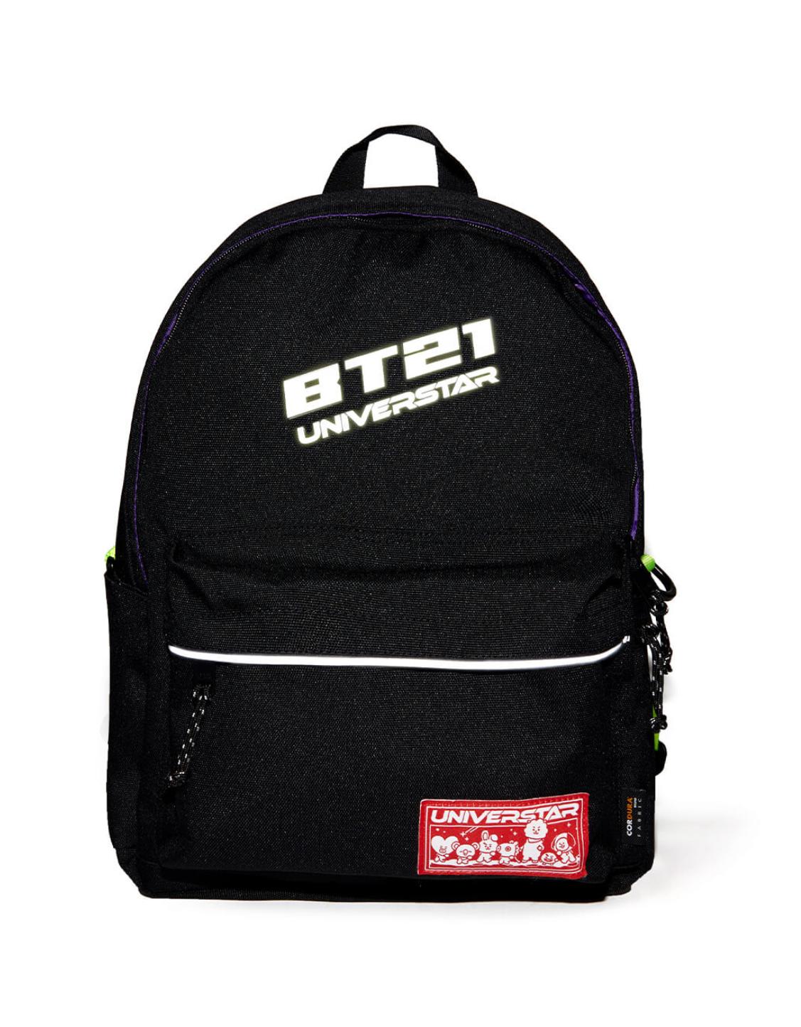 라인프렌즈_BT21 스페이스와펜 베이직 블랙 백팩