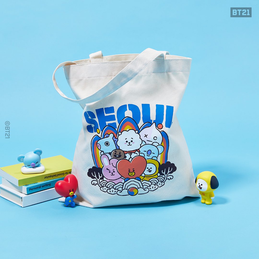라인프렌즈_BT21 시티에디션 서울 에코백 thumbnail