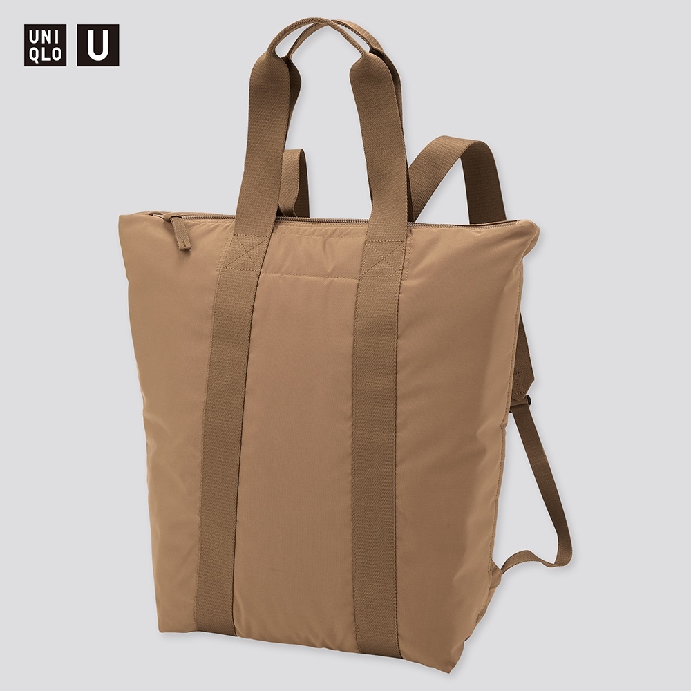 유니클로_U패디드2WAY토트백 Color 37 BROWN