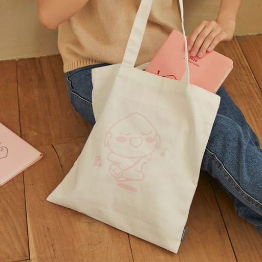 카카오프렌즈_솔리드 에코백_어피치