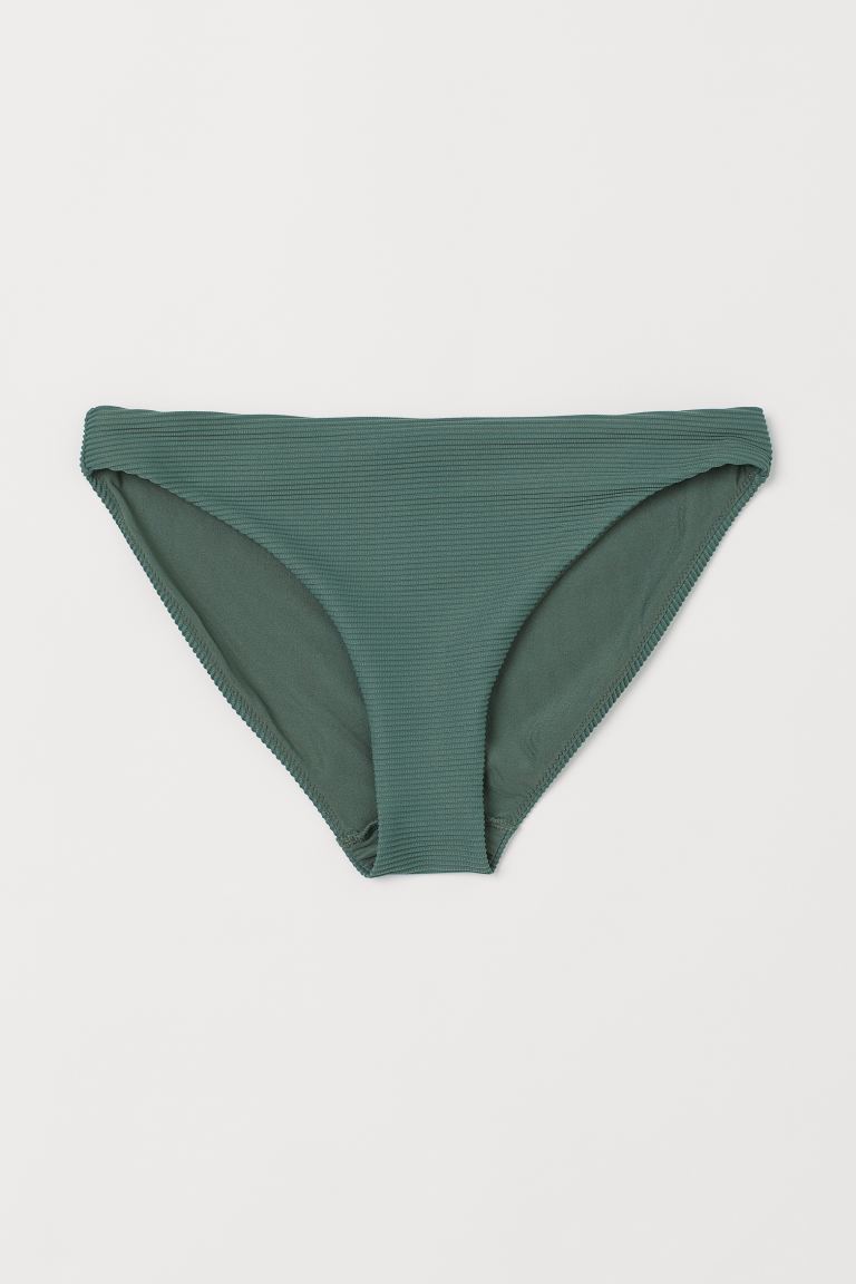 H&M_비키니 하의 카키 그린