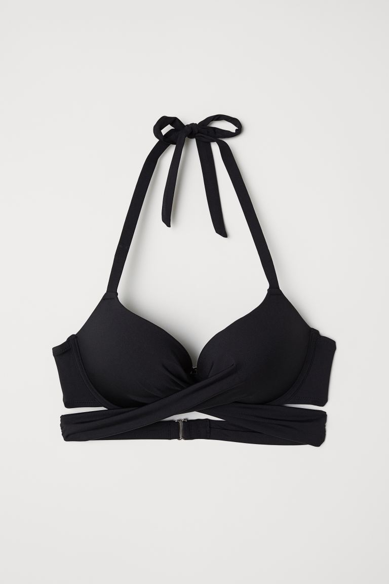 H&M_수퍼 푸쉬업 비키니 상의 블랙
