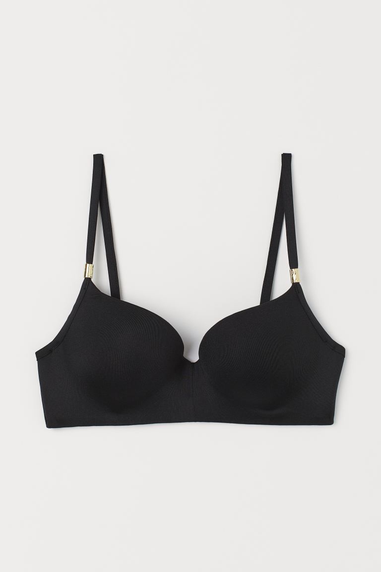 H&M_수퍼 푸쉬업 비키니 상의 블랙