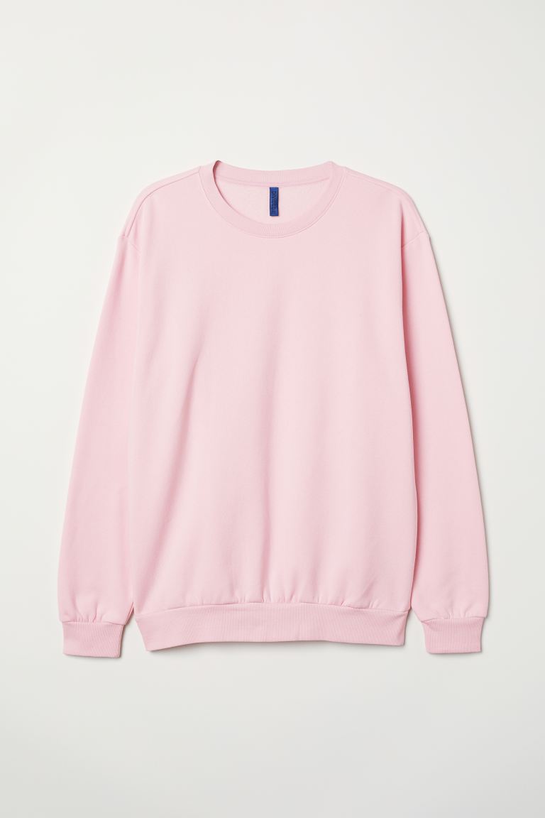 H&M_오버사이즈 스웨트셔츠