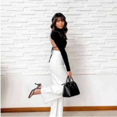 H&M_오픈백 탑 블랙 thumbnail