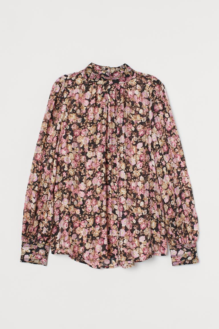 H&M_와이드 블라우스 thumbnail