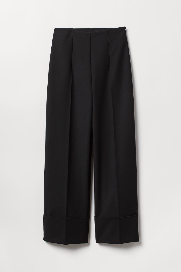 H&M_와이드 수트 팬츠