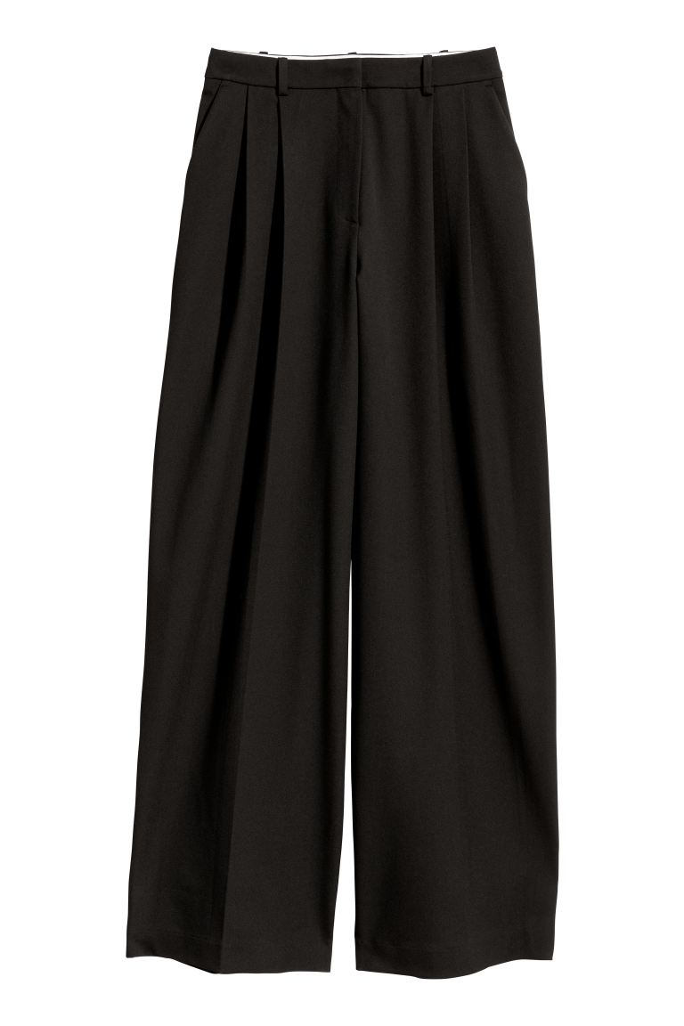 H&M_와이드 수트 팬츠