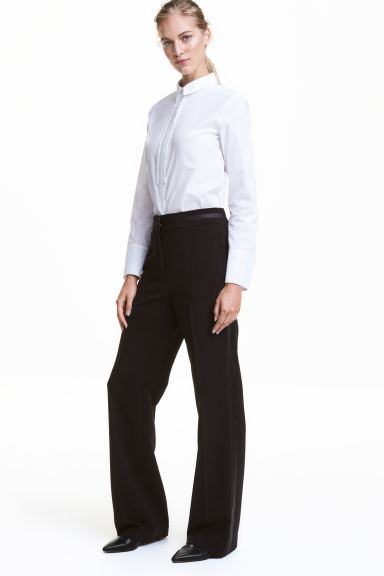 H&M_와이드 수트 팬츠 thumbnail