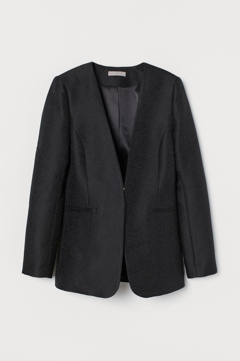 H&M_자카드 재킷