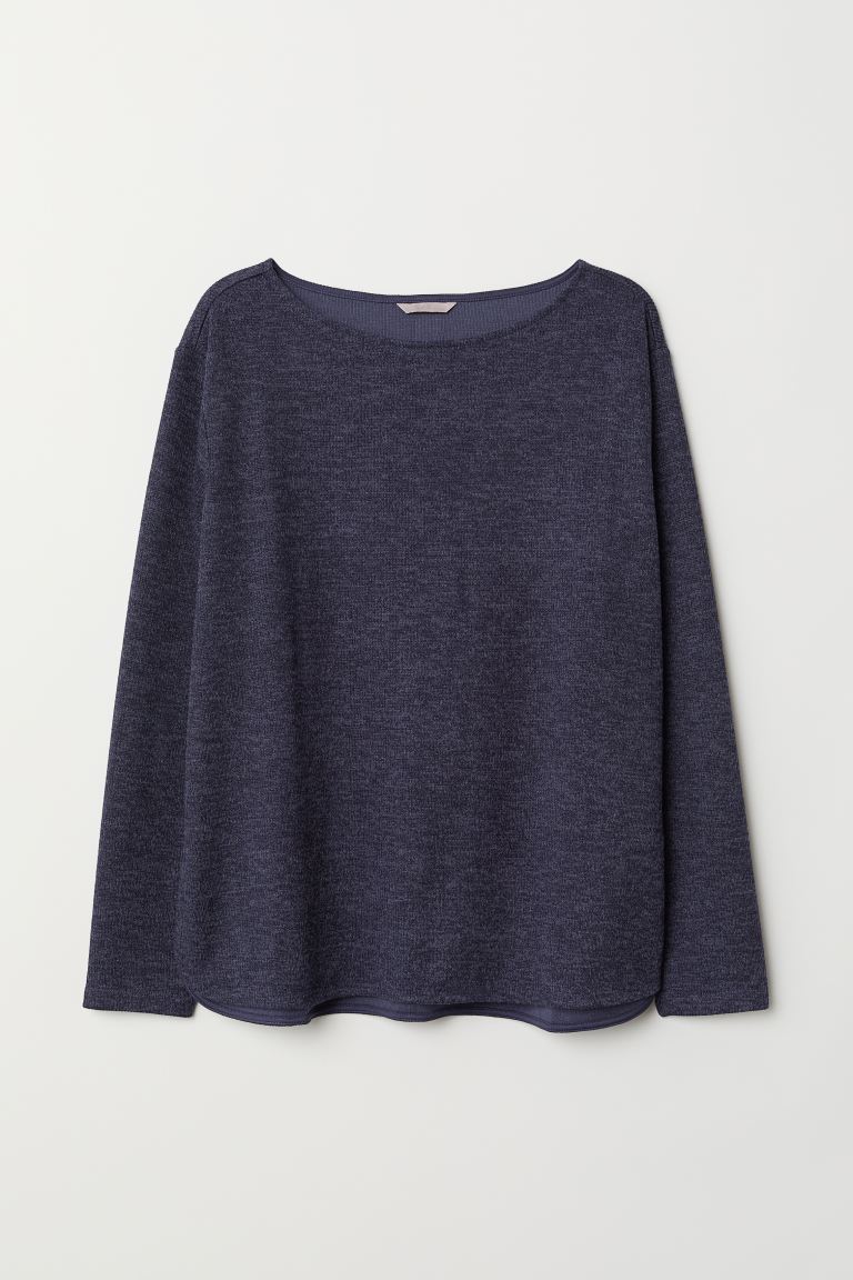 H&M_자카드 패턴 탑