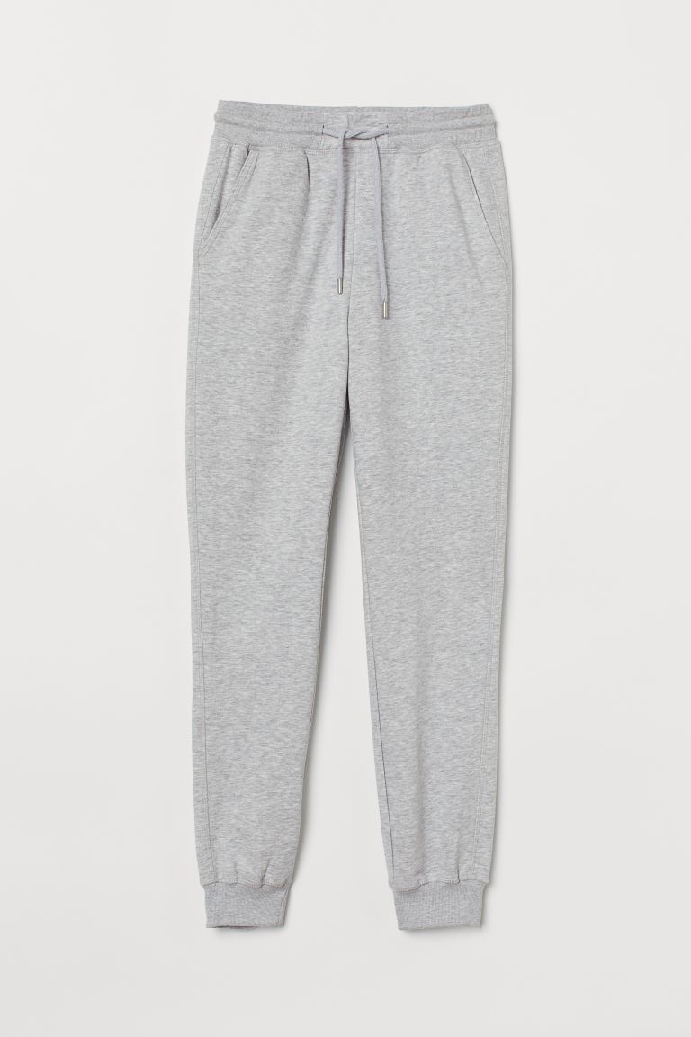 H&M_조거 팬츠 라이트 그레이