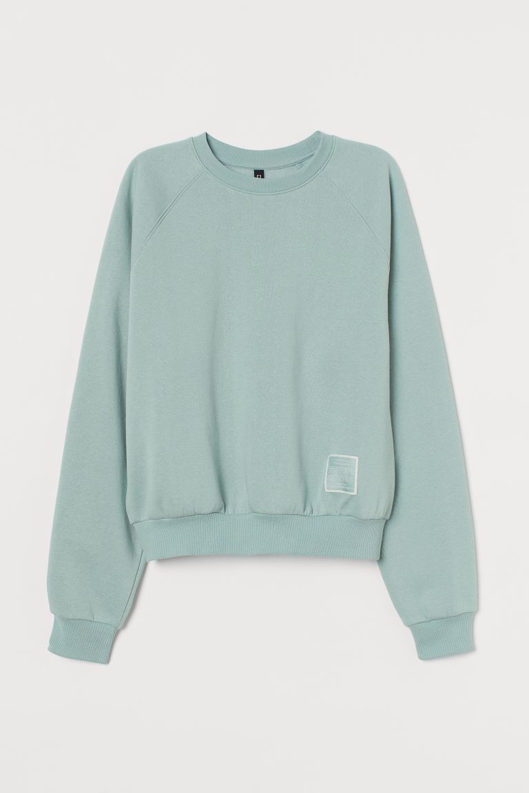 H&M_코튼 블렌드 스웨트셔츠 thumbnail