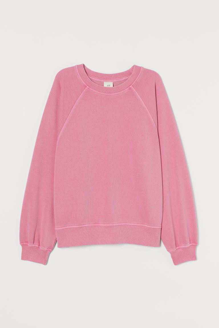 H&M_코튼 블렌드 스웨트셔츠