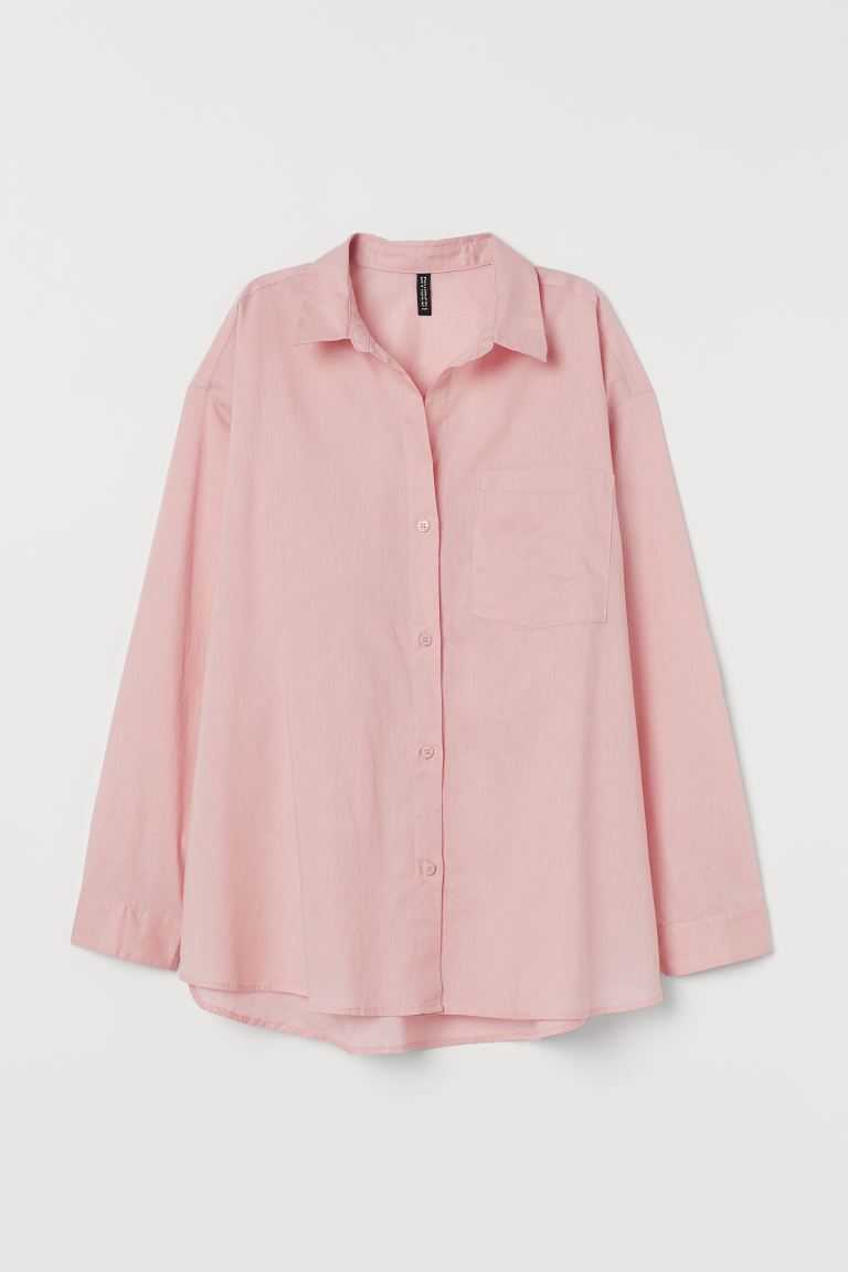 H&M_코튼 셔츠