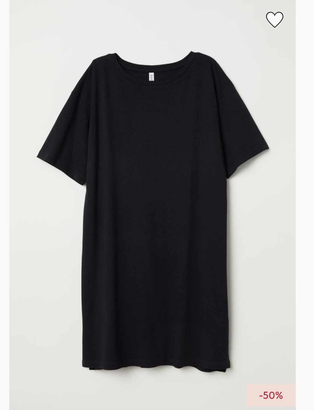 H&M_티셔츠 드레스
