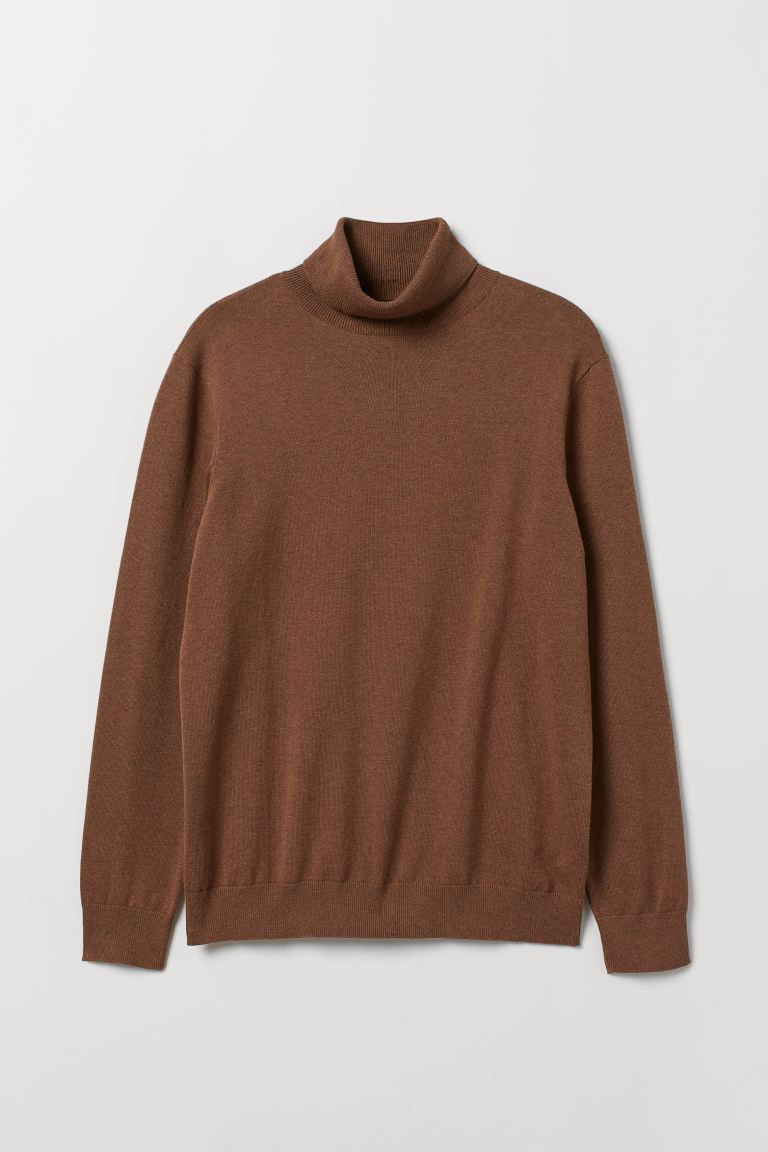 H&M_파인니트 터틀넥 스웨터 thumbnail
