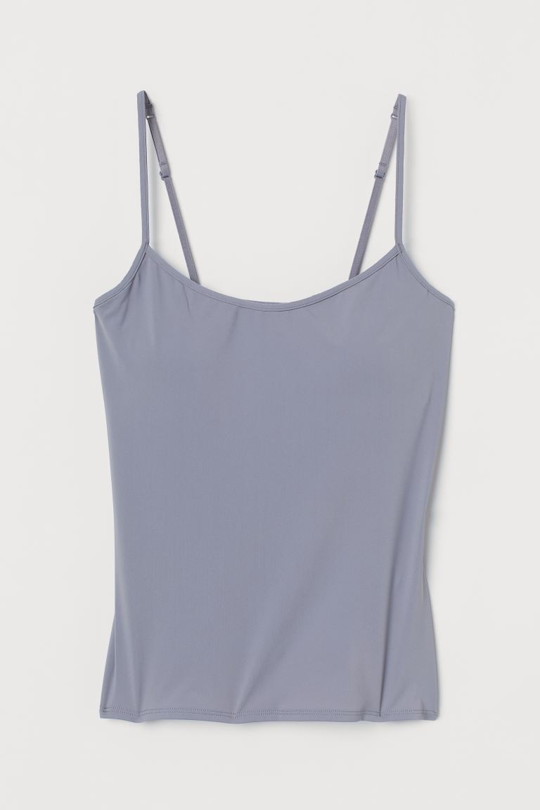 H&M_패드컵 스트랩 탑