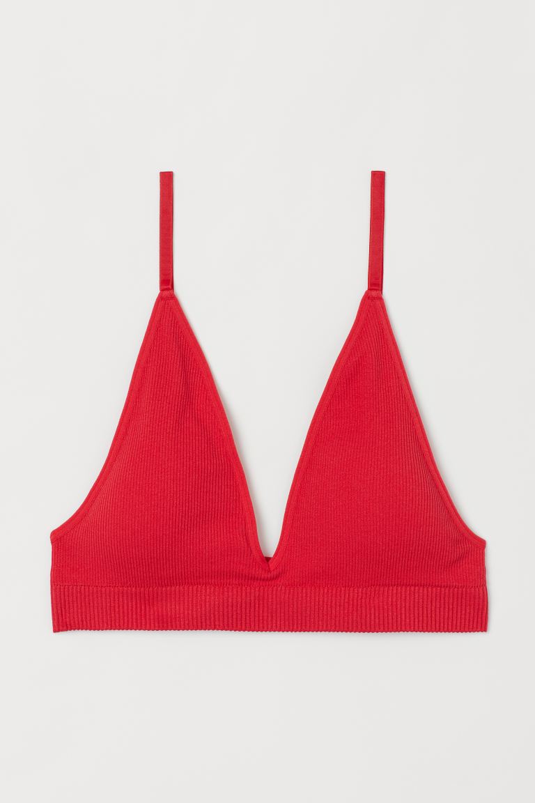 H&M_패드컵 저지 브라